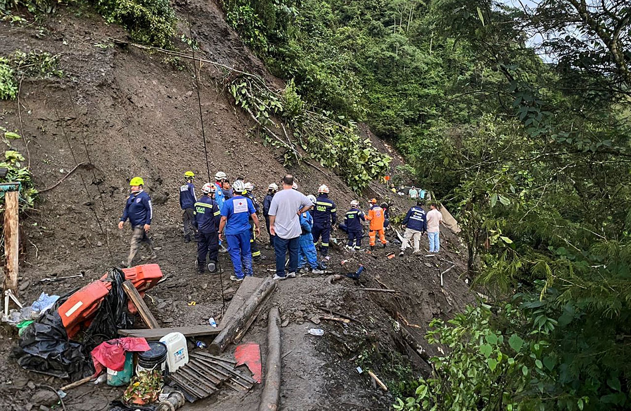 Deslizamiento en Colombia