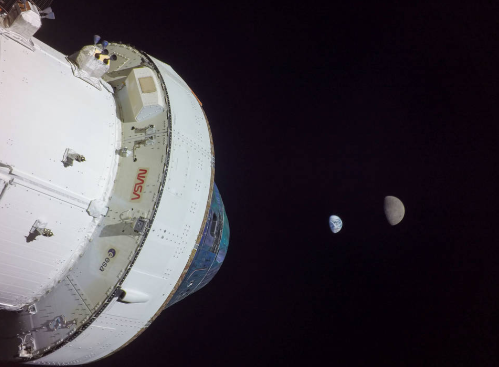 La cápsula Orion llegará la mañana de este domingo a la Tierra. (Foto Prensa Libre: NASA) 