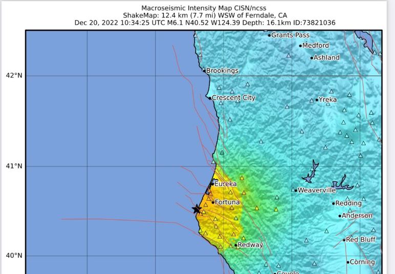 Videos: temblor de magnitud 6.4 sacude el norte de California en Estados Unidos