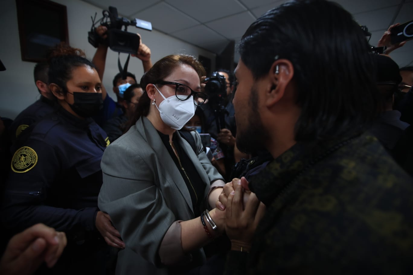 La sentencia a cuatro años contra la exfiscal Virginia Laparra causó una reacción negativa por parte del Gobierno de los Estados Unidos. (Foto Prensa Libre: Carlos Hernández Ovalle)