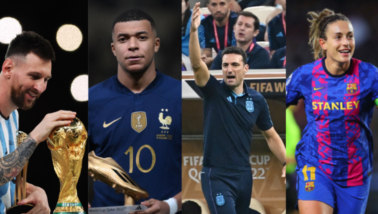 La FIFA premiará a los mejores futbolistas y técnicos del 2022. (Foto Prensa Libre: AFP)