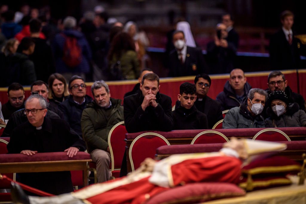 El funeral de Benedicto XVI se realizará este jueves.
GETTY IMAGES
