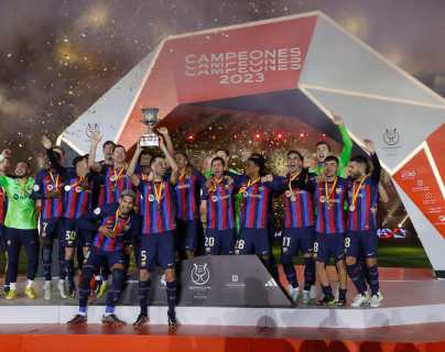¡Título azulgrana! El FC Barcelona derrota 3-1 al Real Madrid en la final de la Supercopa de España