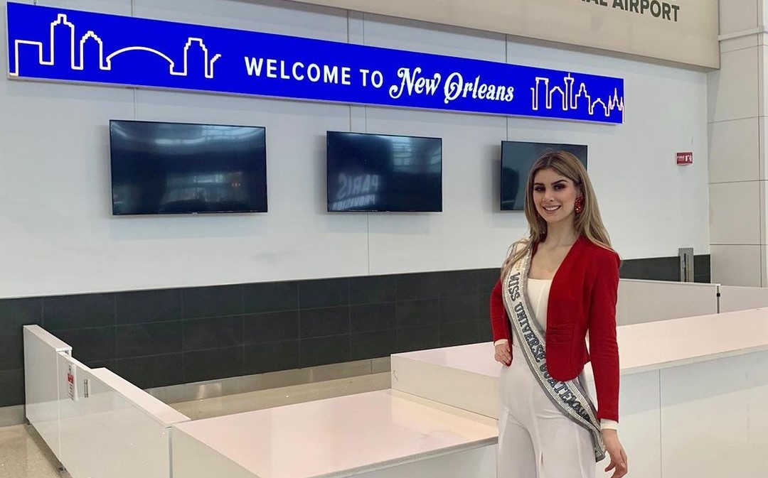 Miss Universo 2022: La quetzalteca Ivana Batchelor llega a Estados Unidos para representar a Guatemala el certamen de belleza
