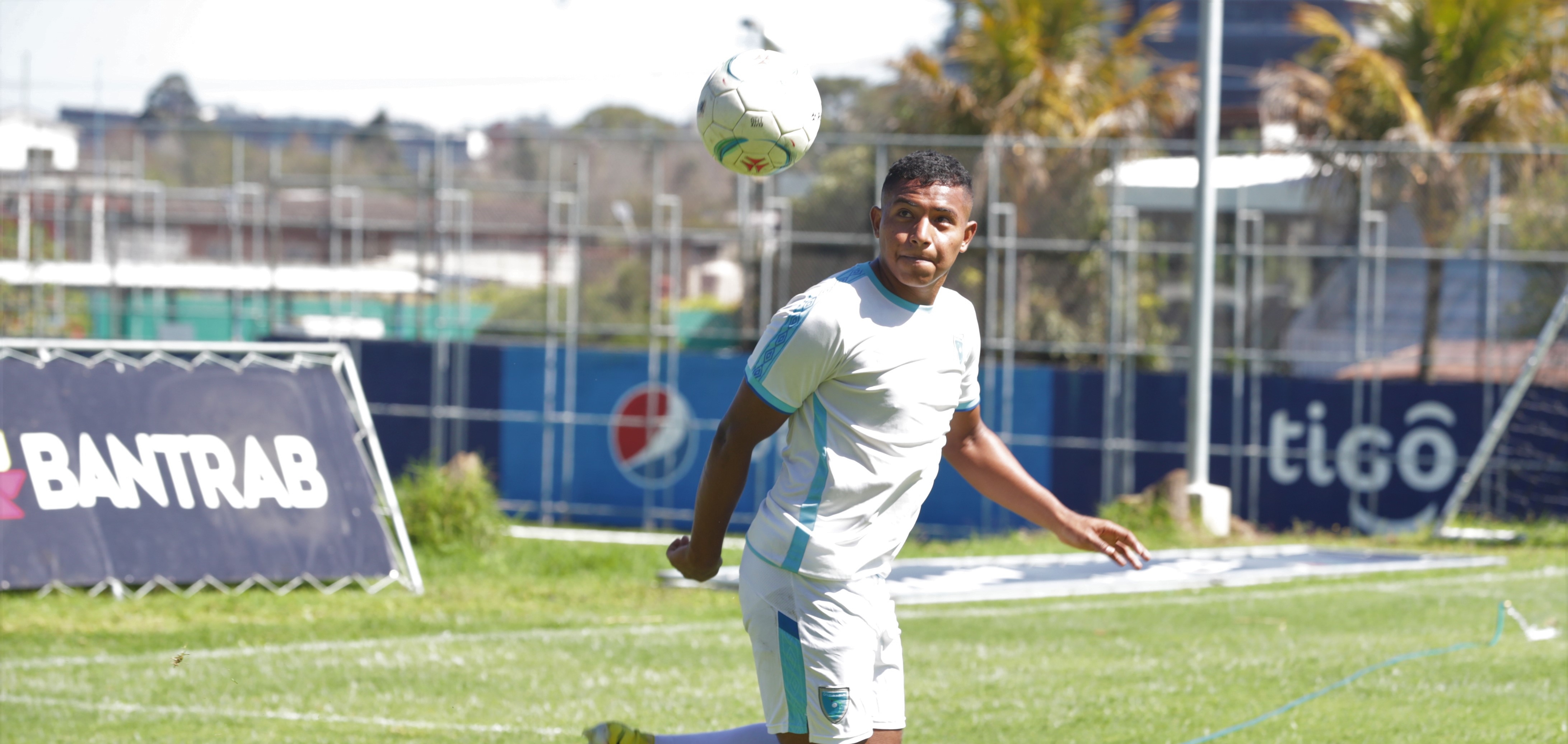 Anderson Villagrán, jugador de la Selección Nacional Sub 20. (Foto Prensa Libre: Douglas Suruy)