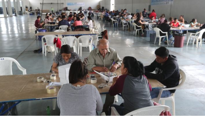 El costo del centro nacional de prensa para el día de las elecciones fue de Q9.2 millones, de acuerdo con el portal Guatecompras. (Foto Prensa Libre: Hemeroteca PL)