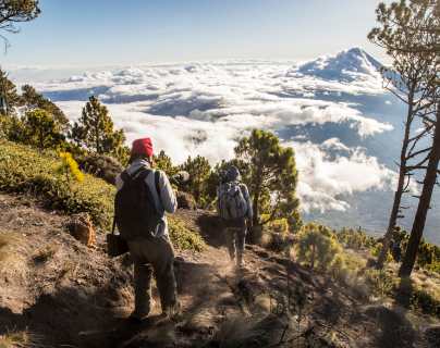 Imágenes: el Acatenango, un desafío para los amantes de los volcanes, que muchas veces se enfrentan al “mal de montaña”