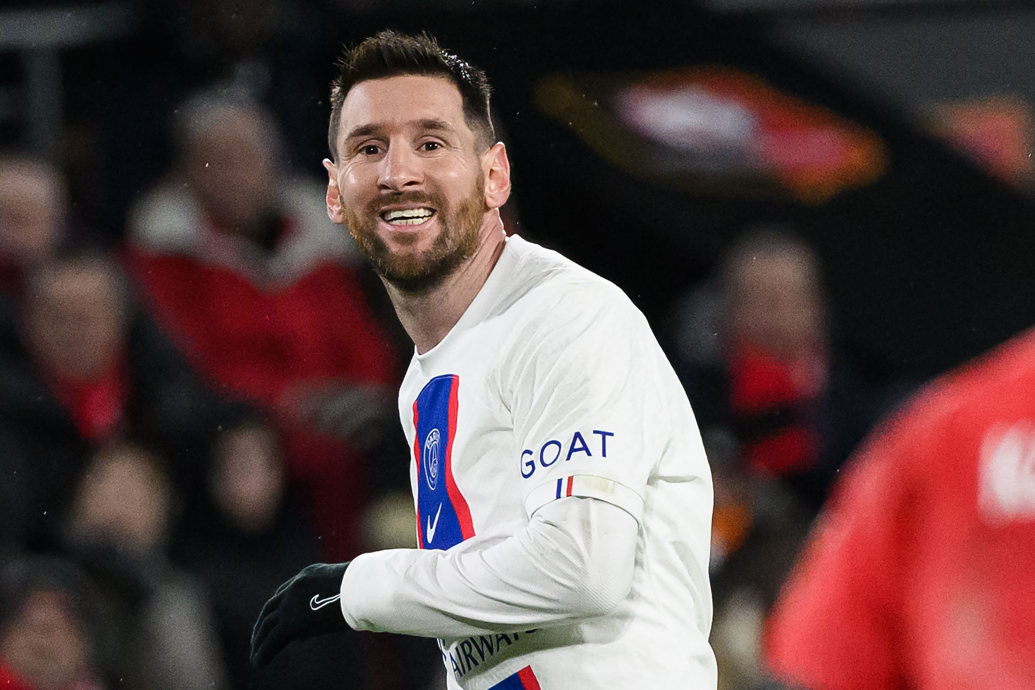Lionel Messi, en el último partido del PSG en la Ligue 1. (Foto Prensa Libre: AFP)