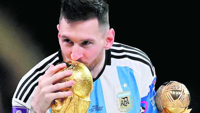 Leo Messi se consagró con Argentina en el Mundial de Qatar 2022. (Foto Prensa Libre: Hemeroteca PL)
