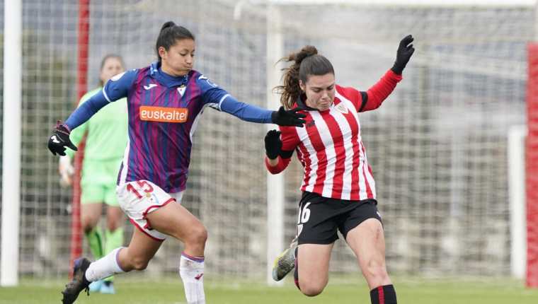Andrea Álvarez ha anotado por tercera jornada consecutiva. Foto Prensa Libre (@AthleticClubFem)
