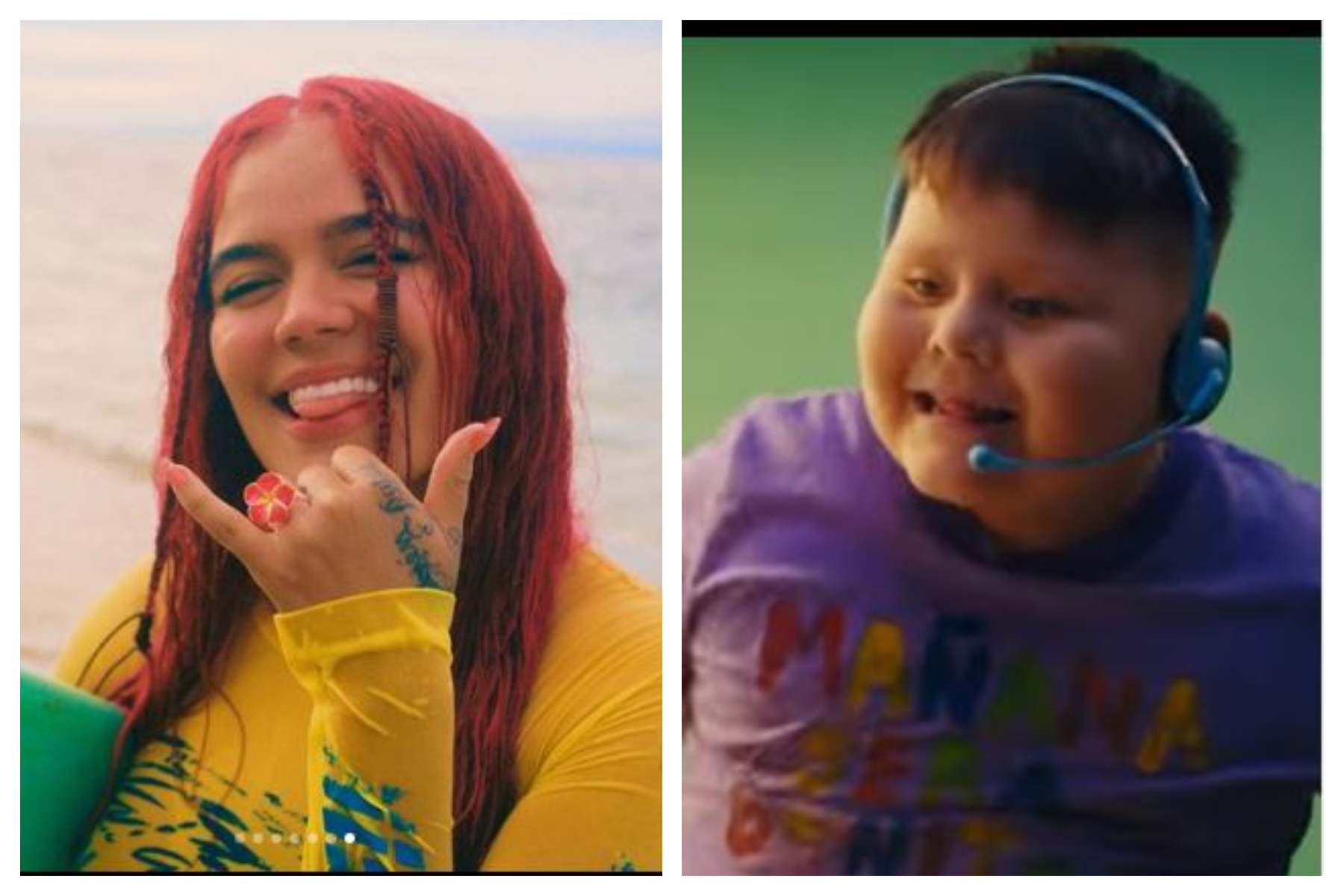 Quién es Iker, el niño viral que aparece con Karol G para promocionar su nuevo álbum “Mañana será bonito”