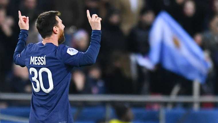 Lionel Messi volvió a jugar y volvió a marcar, después de coronarse en Qatar 2022. (Foto Prensa Libre: PSG)