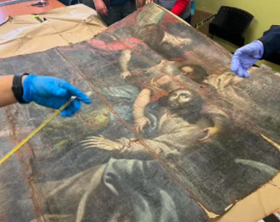 “La Oración en el Huerto”: cómo lograron identificar que pintura hallada en operativos sí es la robada en Antigua Guatemala en 2014
