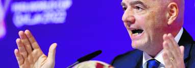 El suizo Gianni Infantino, presidente de la FIFA. (Foto Prensa Libre: EFE)