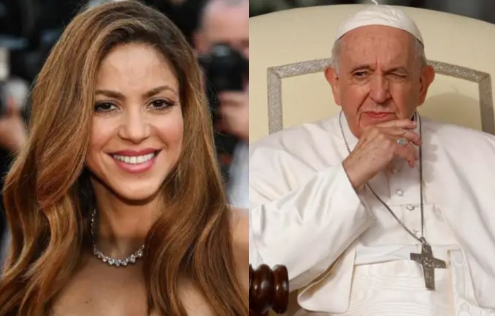 Los usuarios en redes sociales comenzaron a relacionar un tuit del Papa Francisco con la polémica entre Shakira y Gerard Piqué. (Foto Prensa Libre: EFE y AFP)