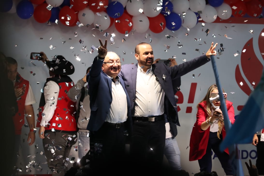 Partido Victoria proclama a Amílcar Rivera y Hugo Mazariegos como presidenciable y vicepresidenciable
