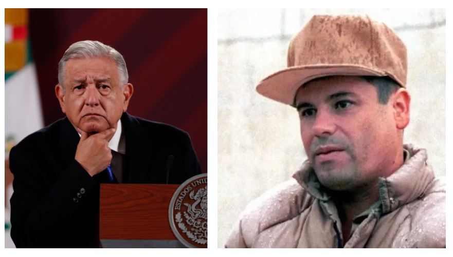 AMLO y Chapo Guzmán