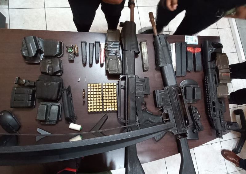El Canche Heredia: autoridades catean varios inmuebles en Chiquimula y hallan armas y municiones