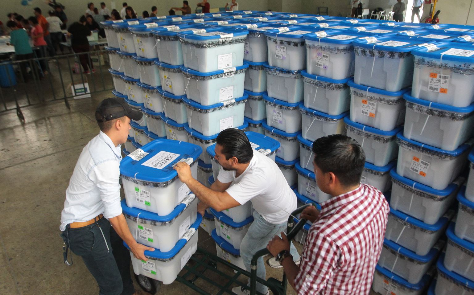 El TSE se prepara para el evento electoral del próximo 25 de junio. (Foto Prensa Libre: Hemeroteca PL)