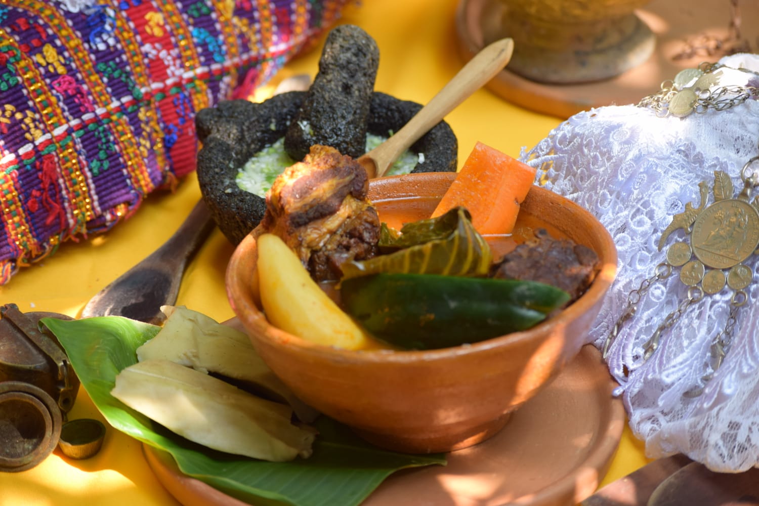 El chojín bataneco es un platillo cuya receta pasa de generación en generación y que muestra la cultura de San Sebastián en Retalhuleu.  (Foto Prensa Libre:   cortesía chef Regina Aquino)