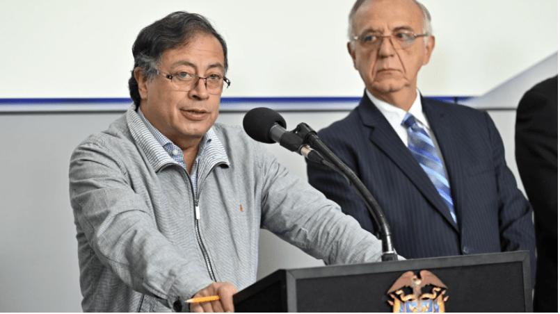 Gustavo Petro, presidente de Colombia, defendió publicamente al extitular de Cicig de los señalamientos hechos por el MP de Guatemala. Fotografía: EFE