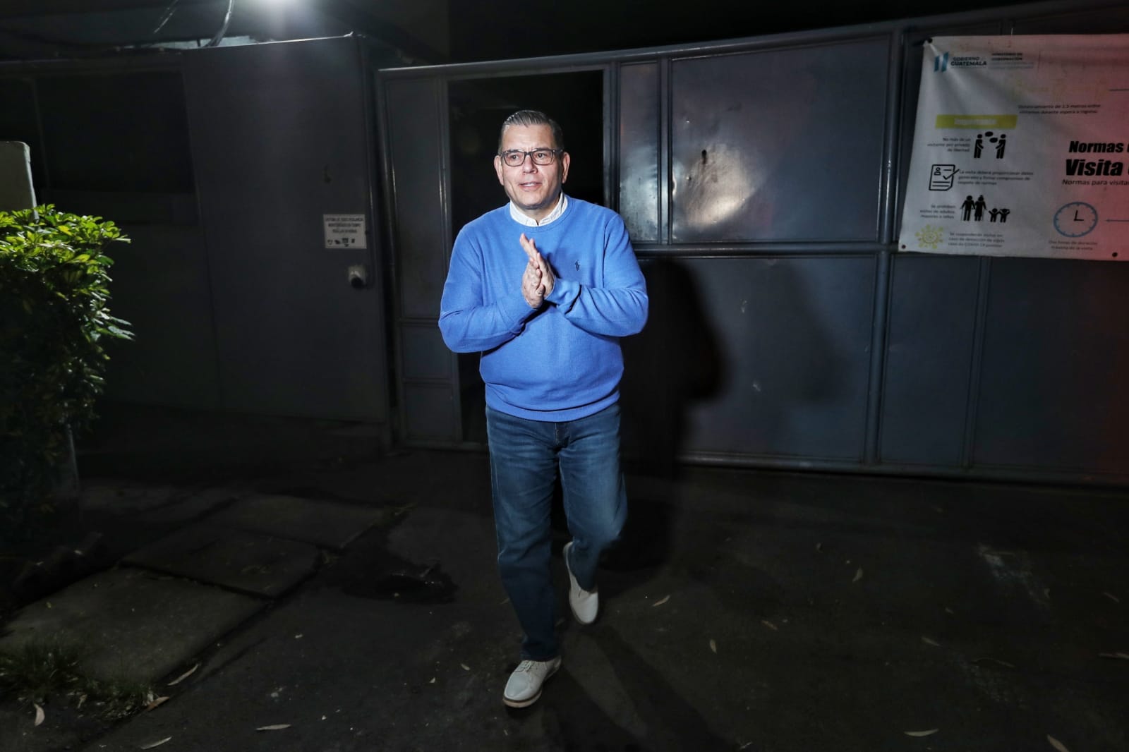 A mediados de enero, Baldizón dejó la prisión tras el depósito de una caución económica para mantener un arresto domiciliar. Fotografía: Prensa Libre. 