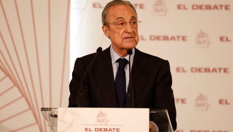 El presidente del Real Madrid Florentino Pérez no estará en el Clásico del Camp Nou. Foto Prensa Libre (EFE)