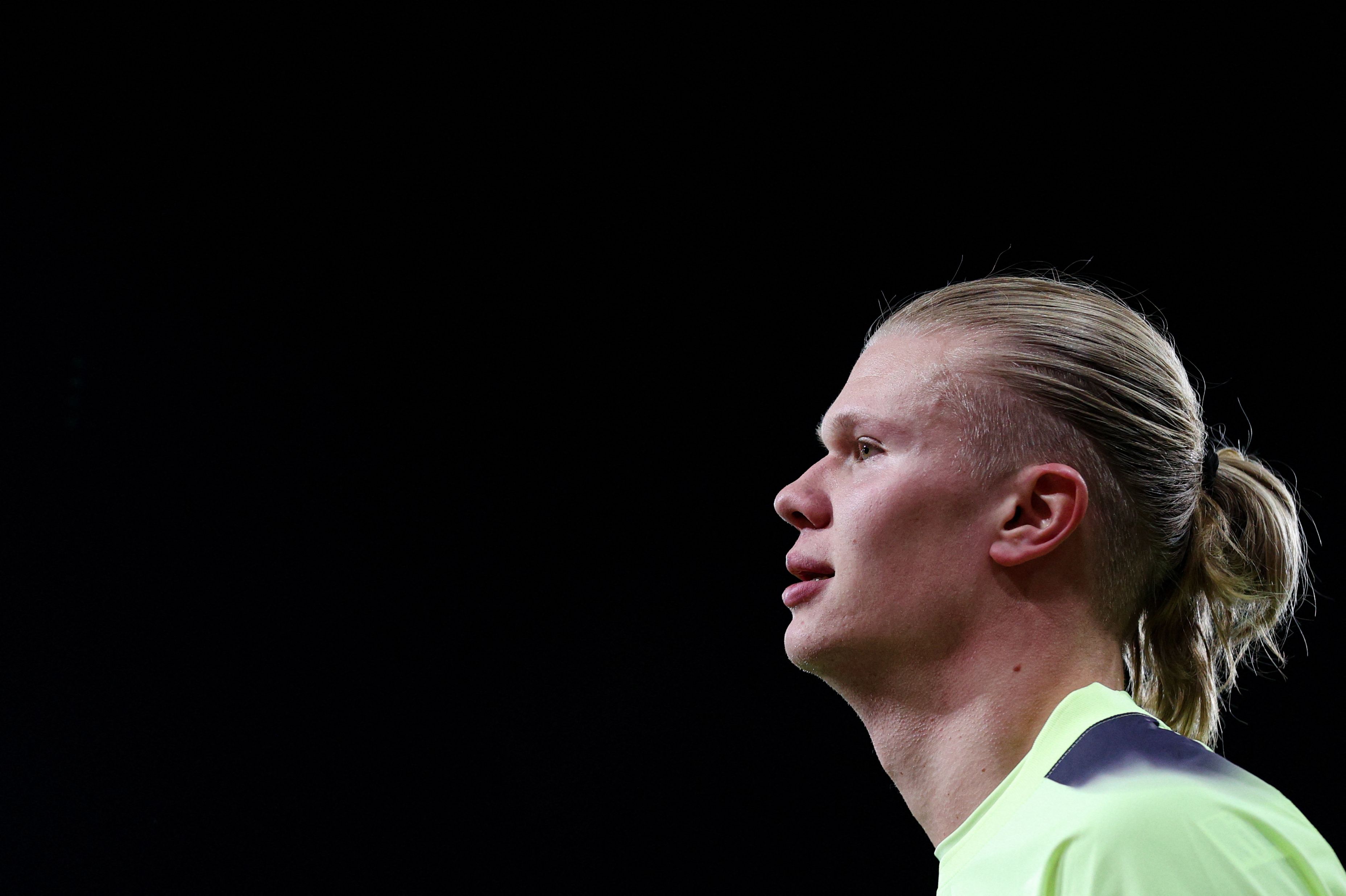 Erling Haaland, jugador del Manchester City. (Foto Prensa Libre: AFP)