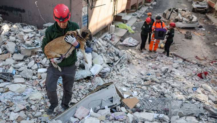 Los terremotos de Turquía y Siria han dejado más de 45 mil muertos. (Foto Prensa Libre: EFE)