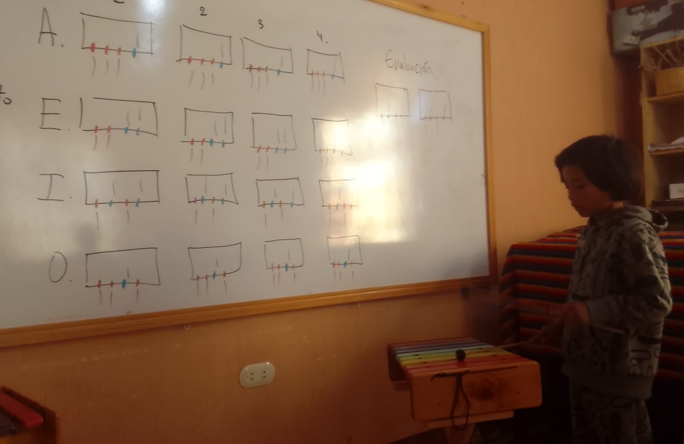 Enseñanza de la marimba