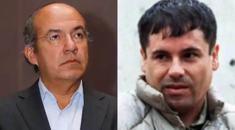 Felipe Calderón y El Chapo Guzmán