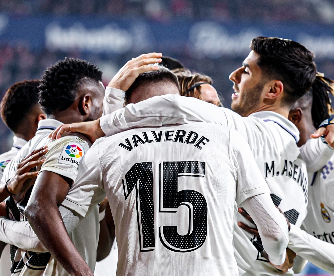 El Real Madrid ganó gracias a goles de Valverde y Asensio. Foto Prensa Libre (Real Madrid)