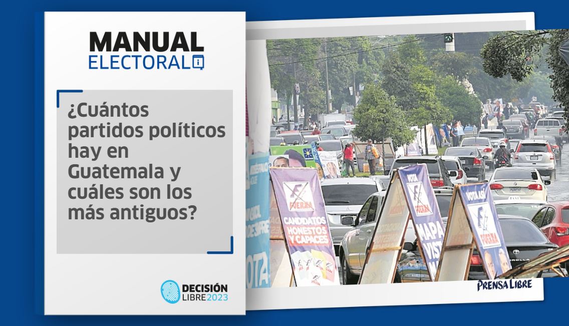 En Guatemala hay 29 partidos políticos inscritos en el Tribunal Supremo Electoral. (Fotografía: Prensa Libre)