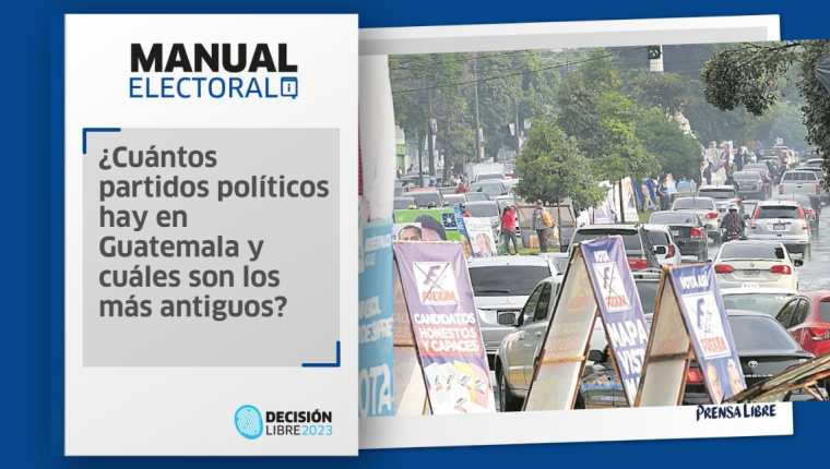 En Guatemala hay 29 partidos políticos inscritos en el Tribunal Supremo Electoral. (Fotografía: Prensa Libre)