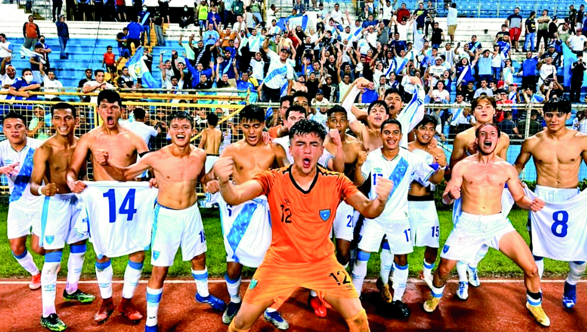 La selección Sub 20 logró su clasificación en el Premundial de Honduras luego de vencer a México. (Foto Prensa Libre: Hemeroteca PL)