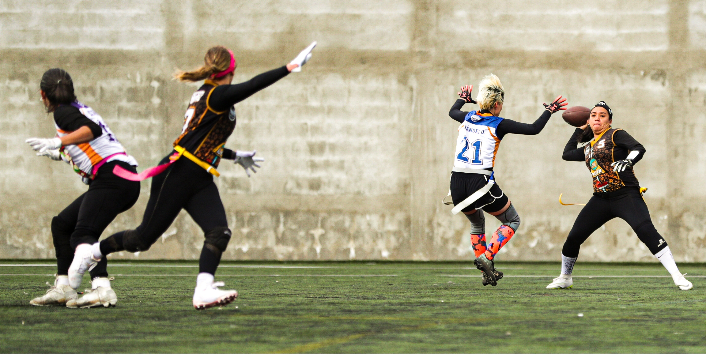 Uay Balam es el actual campeón nacional del torneo local de flag football. (Foto Prensa Libre: Cortesía Dominick Morales)