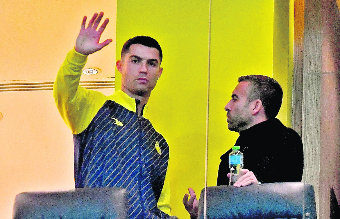 El portugués Cristiano Ronaldo, actual jugador del Al Nassr de la Liga Profesional Saudí. (Foto Prensa Libre: Hemeroteca PL)
