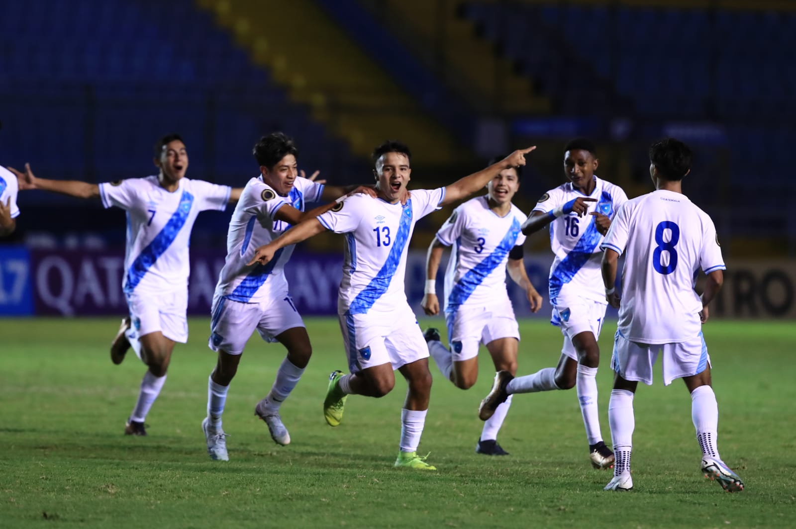 La Selección Sub 17 de Guatemala se medirá a Estados Unidos por un boleto al Mundial. Foto Prensa  Libre (Carlos H.O)