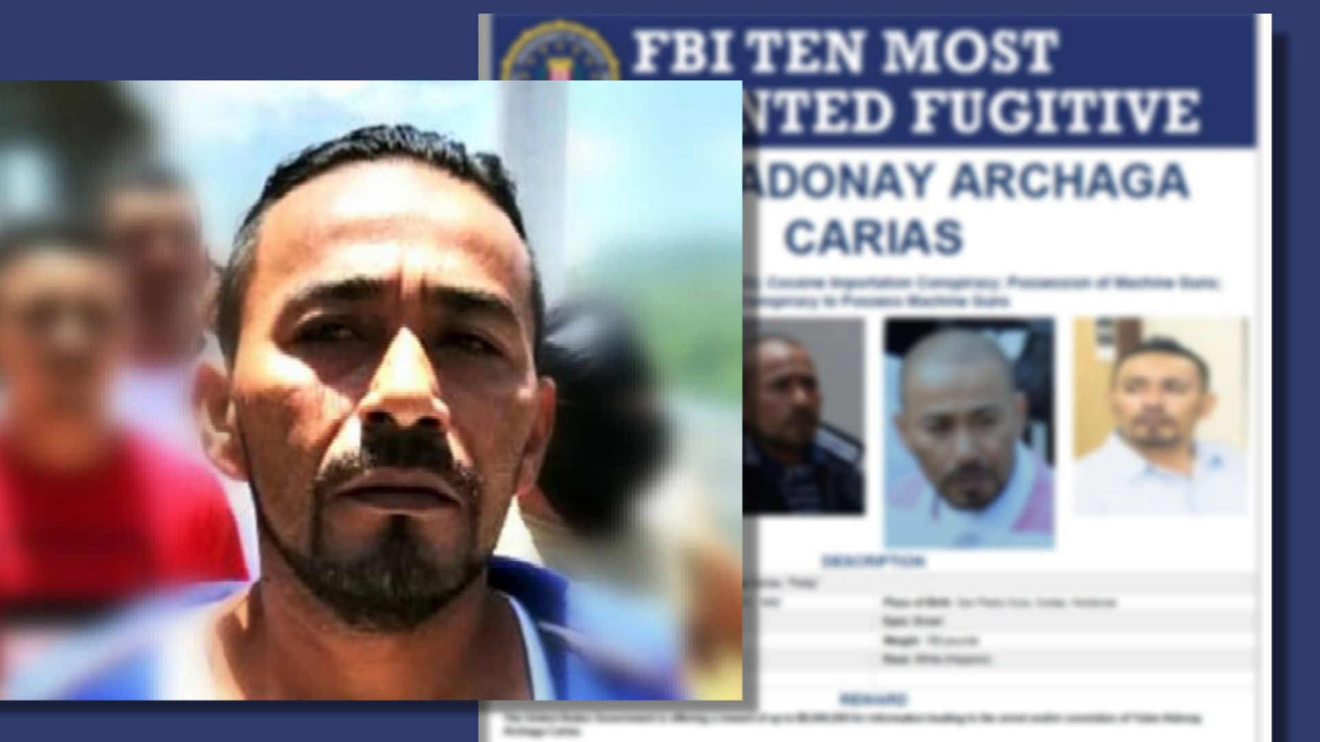 “El Porky”: Quién es el cabecilla de las MS-13 en Honduras reclamado por EE. UU. y por el que ofrece una recompensa de US$5 millones