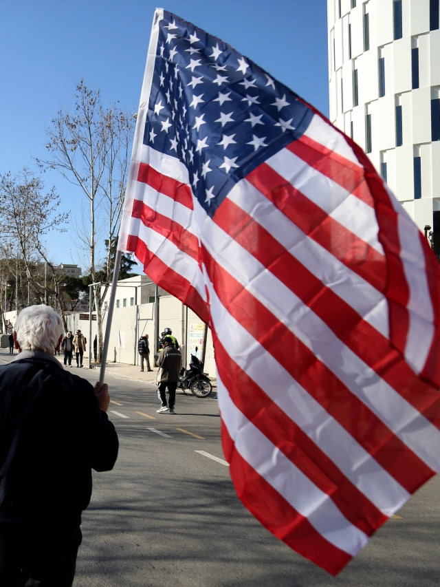 ALBANIA-POLITICS-RALLY