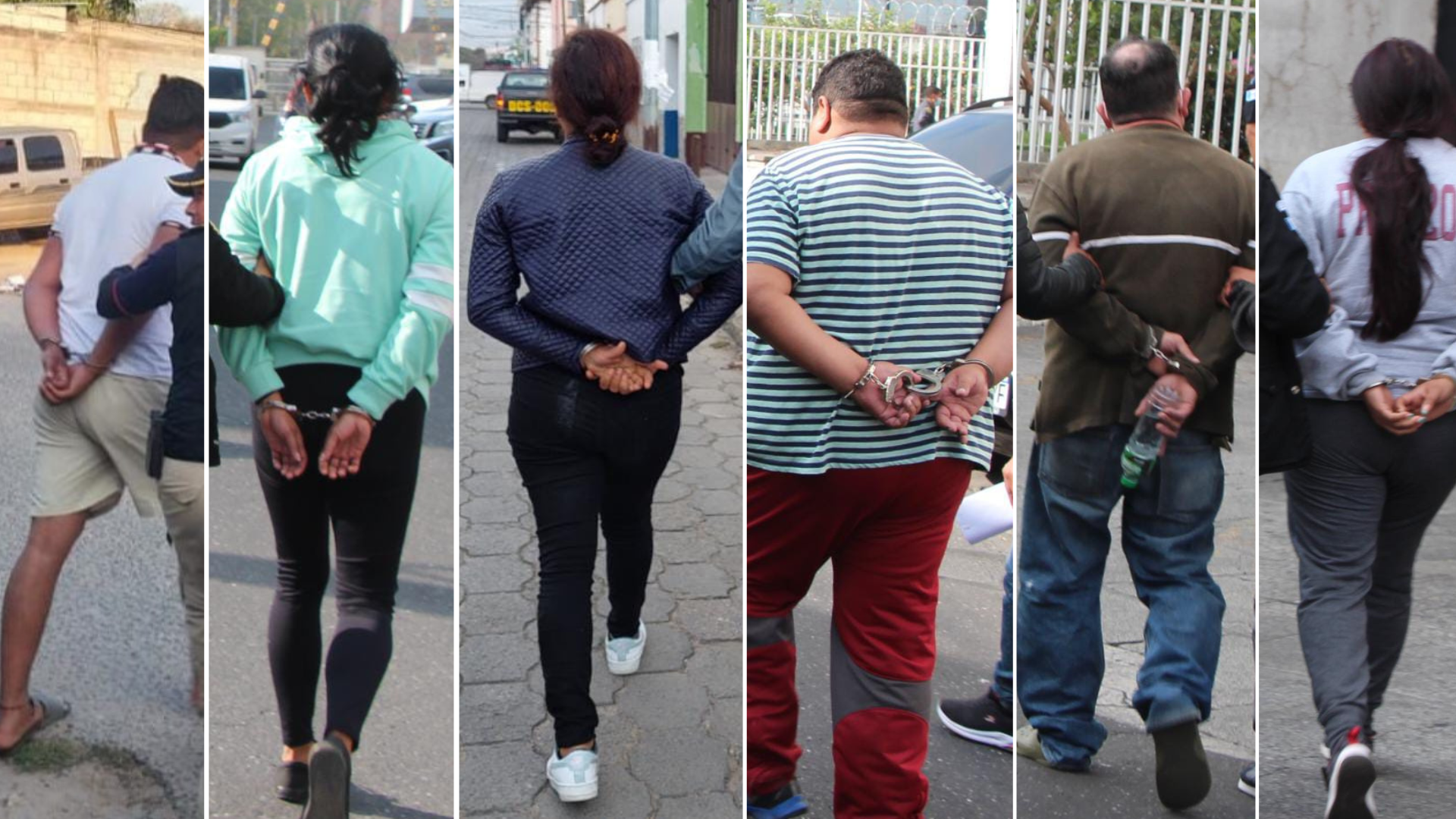13 personas fueron detenidas por su presunta implicación en casos de estafa a guatemaltecos. El operativo que llevó a su detención se efectúo este miércoles 22 de febrero de 2023. (Foto Prensa Libre: Policía Nacional Civil)