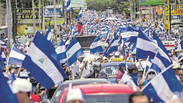 La crisis en Nicaragua lleva varios años y ha afectado también la economía, comercio e inversión nacional e internacional.
(Foto, Prensa Libre: Hemeroteca PL).