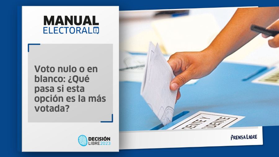 Qué es el voto nulo o en blanco: ¿Qué pasa si esta opción es la más votada en las Elecciones 2023 en Guatemala?