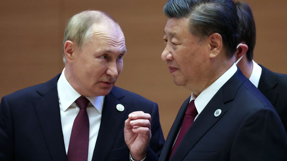 Es la primera visita Xi Jinping a Rusia desde que empezó la invasión a Ucrania.
SERGEI BOBYLEV/SPUTNIK/KREMLIN POOL/EPA-EFE
