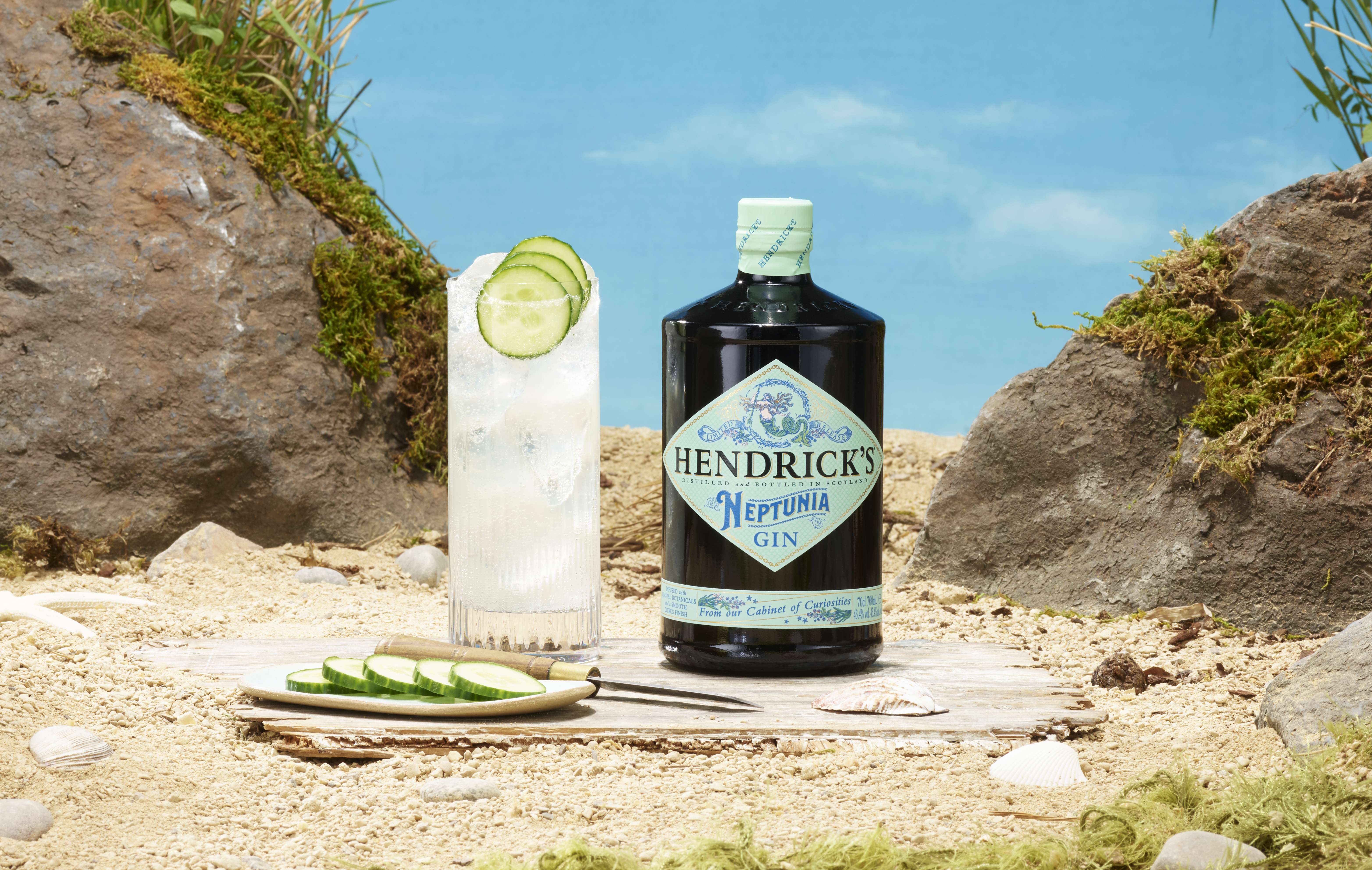Hendrick’s Neptunia, un gin sin igual que no debes dejar escapar. Foto Prensa Libre: Cortesía