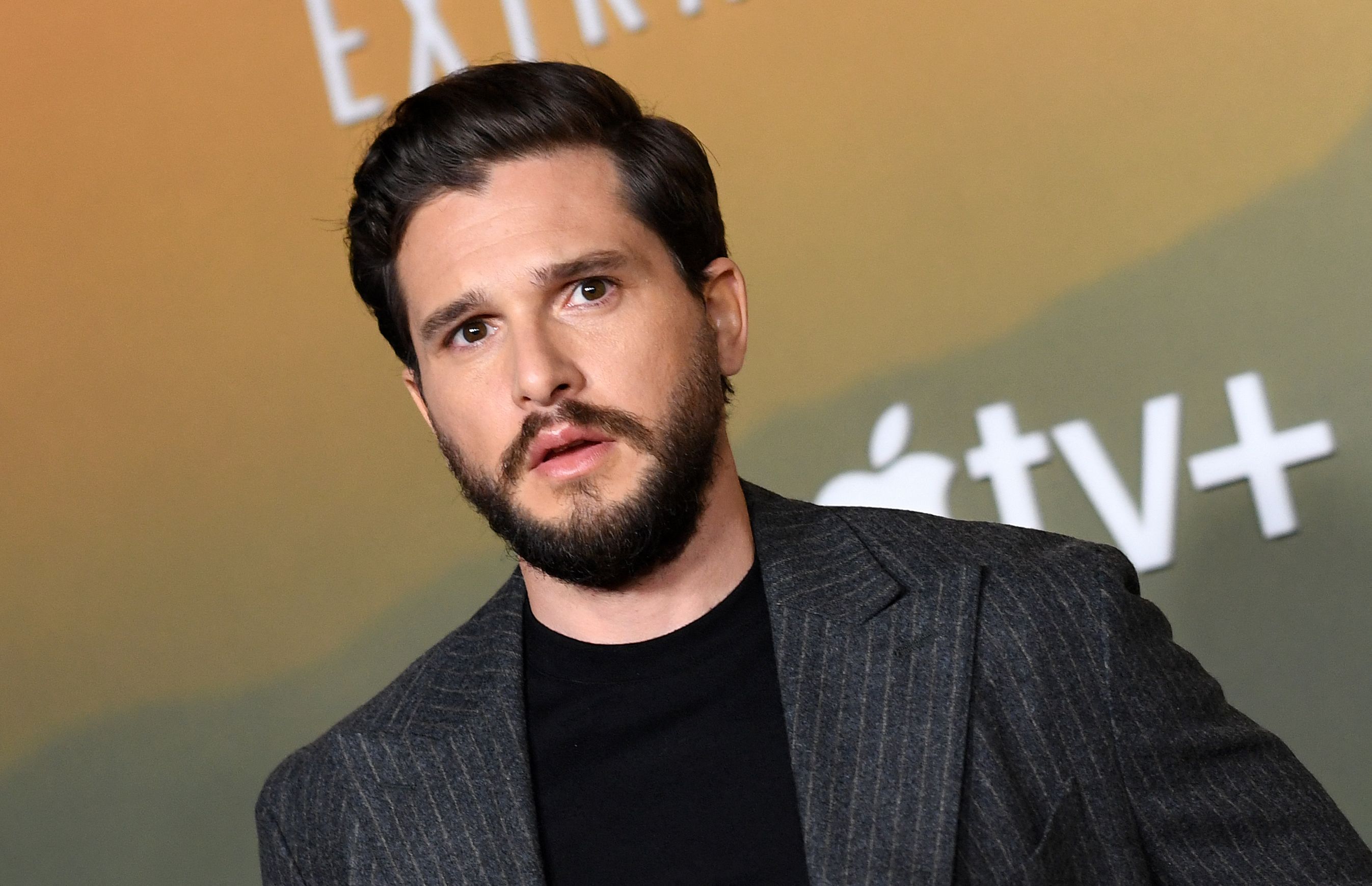 British actor Kit Harington attends the premiere of "Extrapolations" at the Hammer Museum in Los Angeles, California, on March 14, 2023. (Photo by VALERIE MACON / AFP)