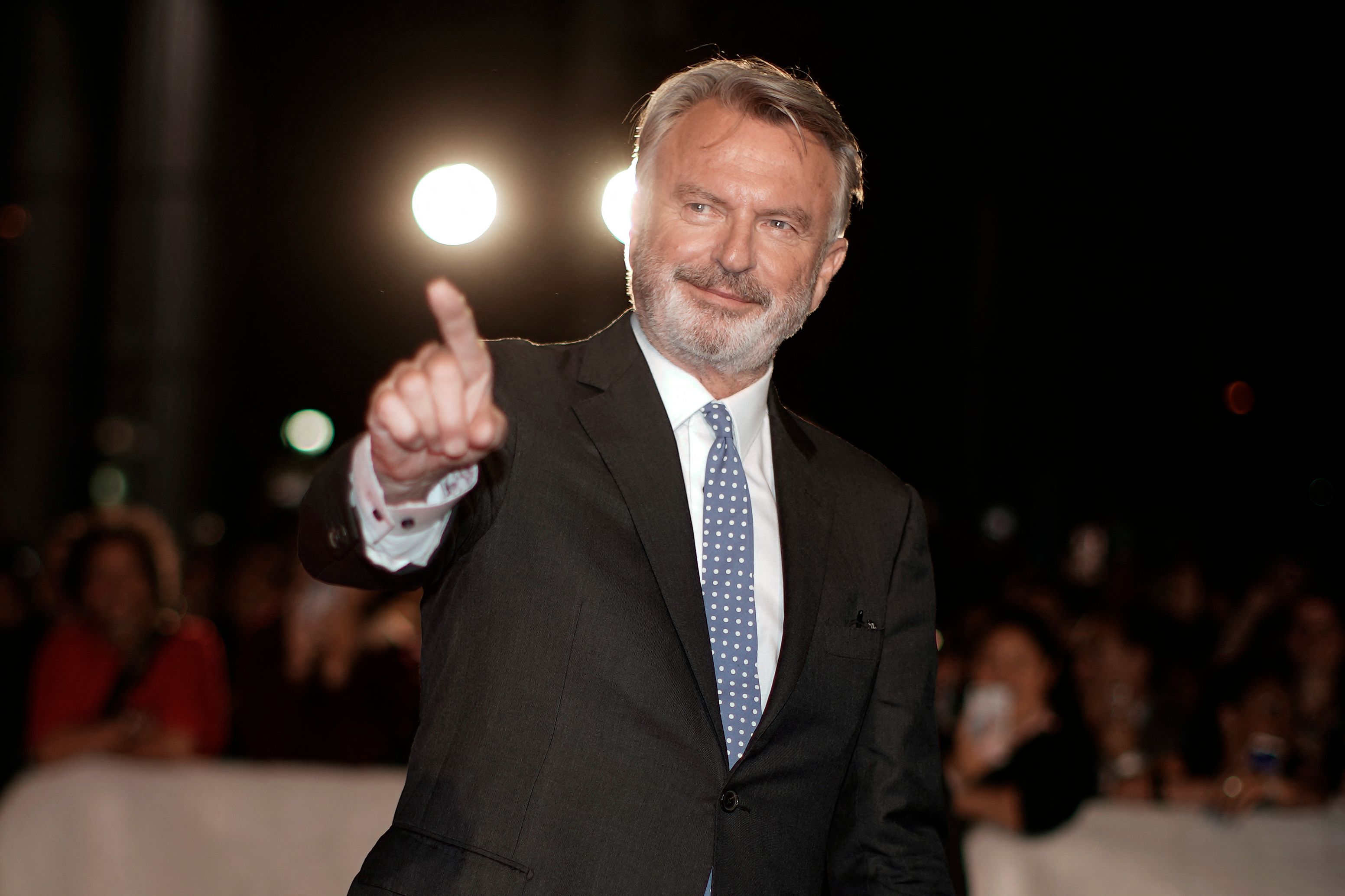 (FILES) In this file photo taken on September 6, 2019 actor Sam Neill arrives for the premiere of "Blackbird" during the Toronto International Film Festival in Toronto, Ontario. - March 17, 2023, actor Sam Neill has revealed he is being treated for stage-three blood cancer, writing in a memoir that he was "possibly dying" from the illness diagnosed a year ago.
The New Zealander, who burst to fame after starring as Dr Alan Grant in the 1993 blockbuster "Jurassic Park", said he began treatment last March for non-Hodgkin lymphoma. (Photo by Geoff Robins / AFP)