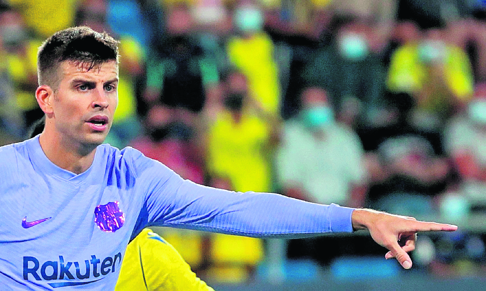 El exdefensa del FC Barcelona, Gerard Piqué. (Foto Prensa Libre: EFE)