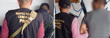 Detienen a agentes de la PNC que pedían extorsión por no allanar vivienda