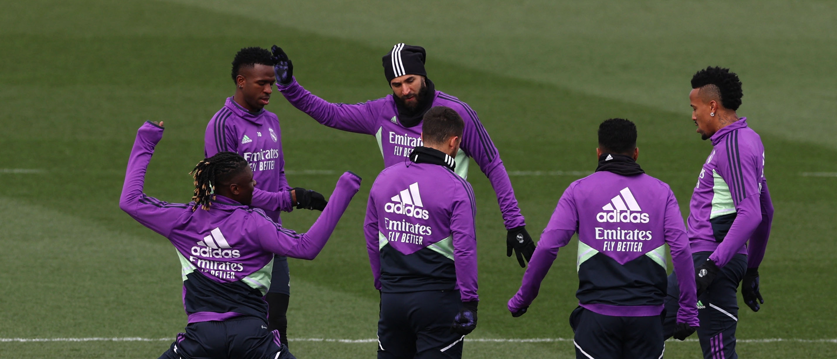 El Real Madrid prepara el clásico contra el Barcelona, por la Copa del Rey. (Foto Prensa Libre: AFP)